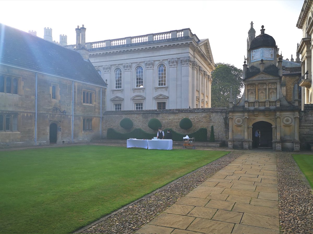 Caius B&B, Meetings & Events (@caiusconf) on Twitter photo Making the most of the last of summer, preparing for a morning tea break in Caius Court ☕
It doesn't happen often, but we've got permission to use this special court today 🙌
#Cambridge #Caius Making the most of the last of summer, preparing for a morning tea break in Caius Court ☕
It doesn't happen often, but we've got permission to use this special court today 🙌
#Cambridge #Caius