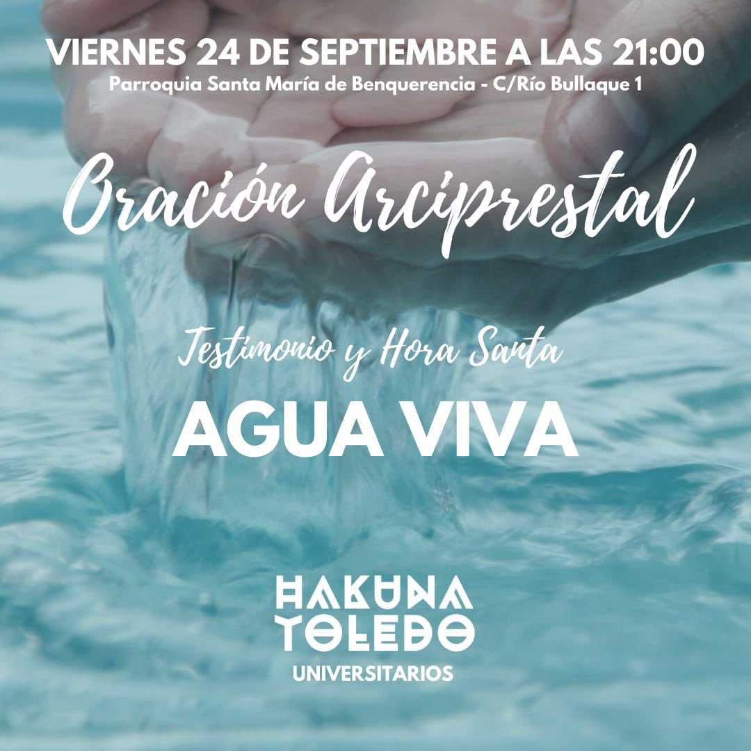 Familia!!!
Comenzamos con las oraciones arciprestales!!
Encomendamos a los jóvenes de nuestra ciudad a nuestra Madre de Benquerencia 
<a href="/JovenesArciTole/">Jóvenes Arciprestazgo Toledo</a>

#jóvenesconMaría