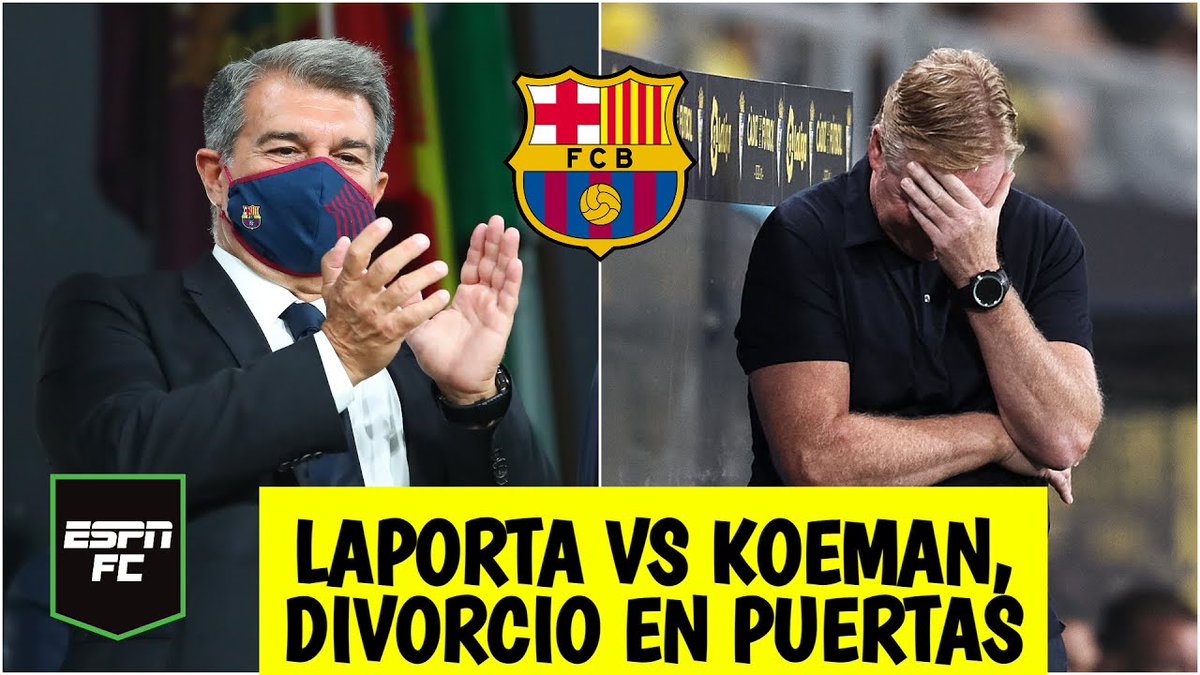 DavidQuintalB's tweet photo. LA LIGA Debacle en el Barcelona. Guerra entre Laporta y Ronald Koeman. No ganan en Cádiz | ESPN FC - ESPN Deportes https://t.co/FSmkXRgHYb https://t.co/LfJDeBMIBa