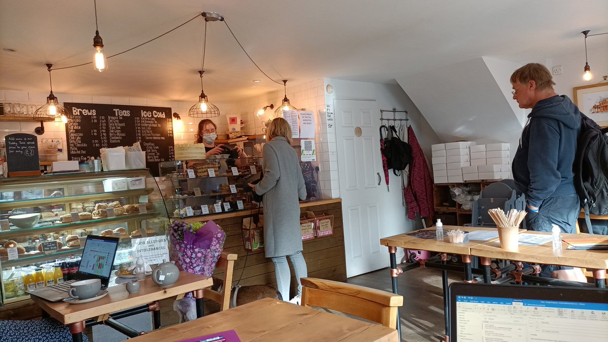 Katie_Endacott's tweet photo. So nice to be working from @BrewAndBakeHQ today, planning the next year for @frankwater and getting out of the house after our #StandUpForSafeWater event yesterday. #SUFSW #CafeWorking #HotDesking https://t.co/weEDnfDj7n