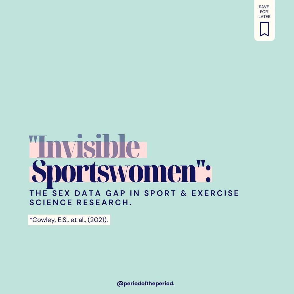 the period of the period. on X: "Privilege to contribute in a small way on this paper… “Invisible Sportswomen”: The Sex Data Gap in Sport & Exercise Science Research. Here's what we