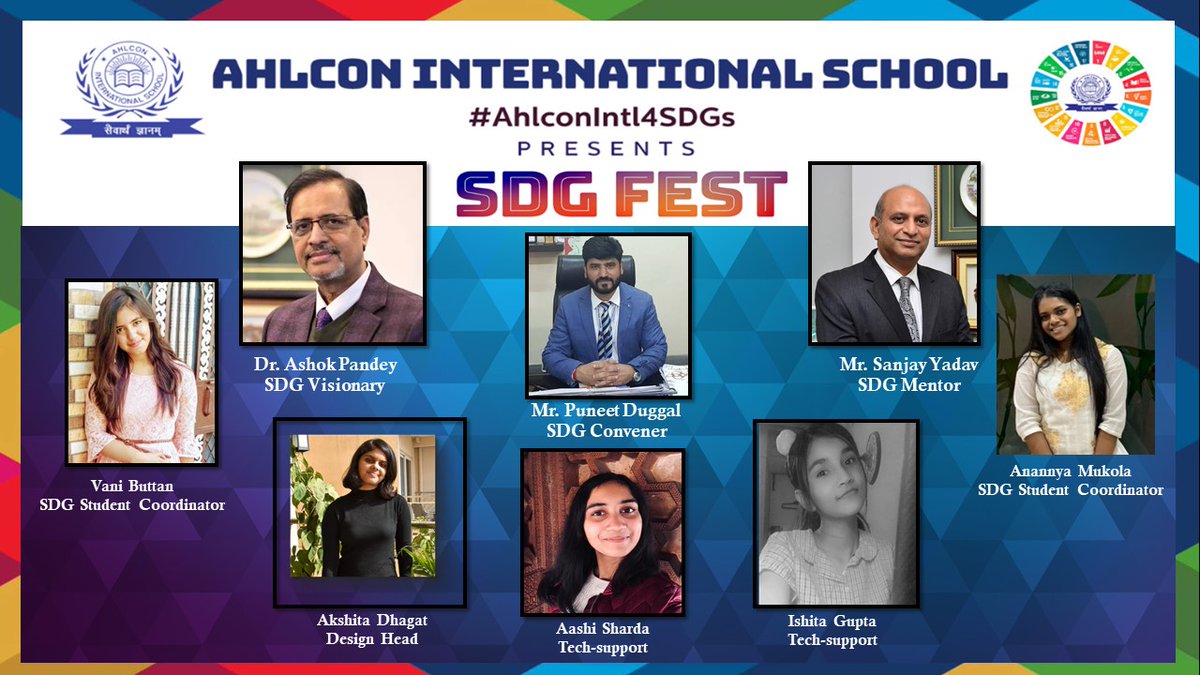 Students of #ahlconintl drives our SDG mission2030. #UNGA #UNInd let us support young students to achieve global goals #UN #SDGs #SDGMoment