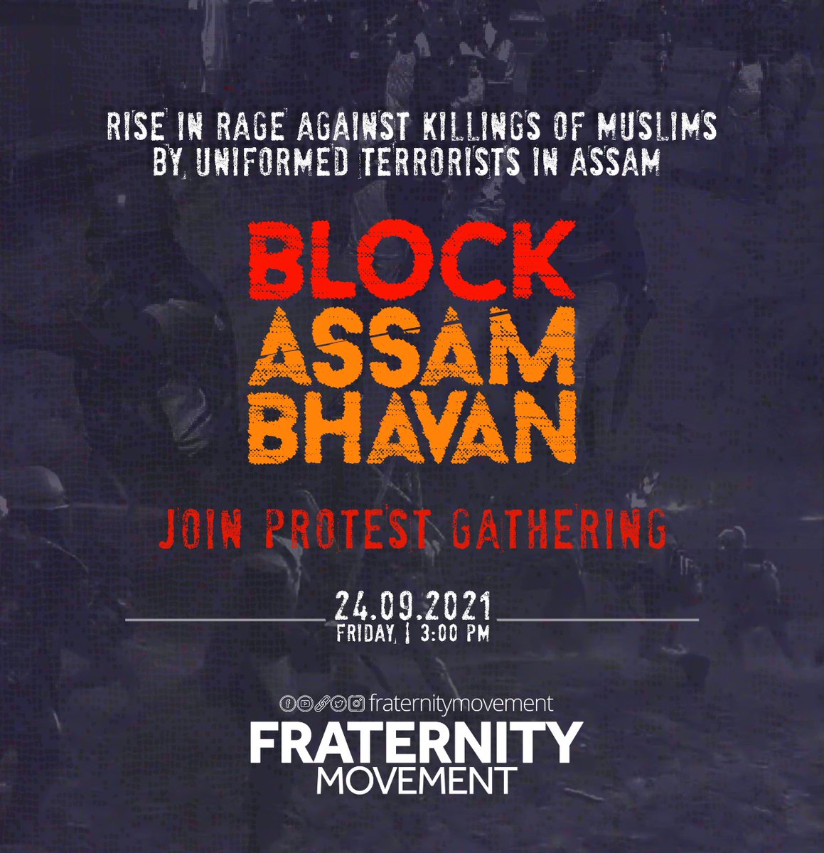 writesalman's tweet photo. Please join this Protest gathering in large numbers... https://t.co/2vUZC4m0Up