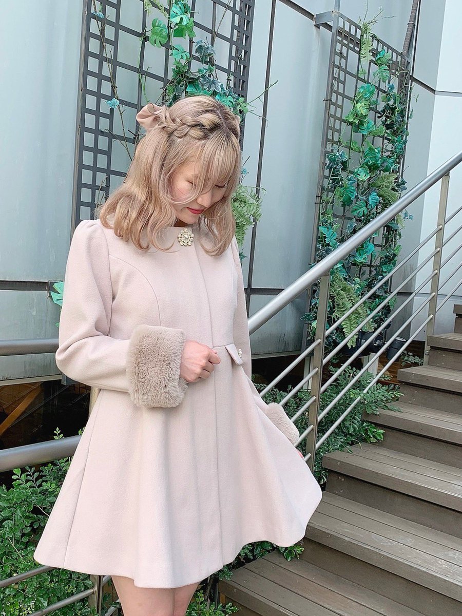 evelyn コート ピンク 2021 ビットAラインコート