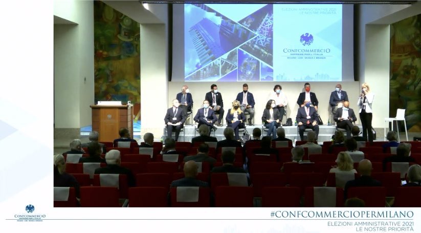 Comincia il confronto tra candidati sindaco di #milano 👉 facebook.com/Confcommerciom…