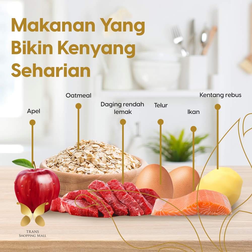 Untuk kamu yang sedang diet, menjaga porsi makan sangat penting demi mencapai target yang diinginkan. Tapi seringkali malah jadi kurang kenyang.
Nih mimin kasih tau rahasianya supaya #TSMLovers merasa kenyang lebih lama.
#TransShoppingMall