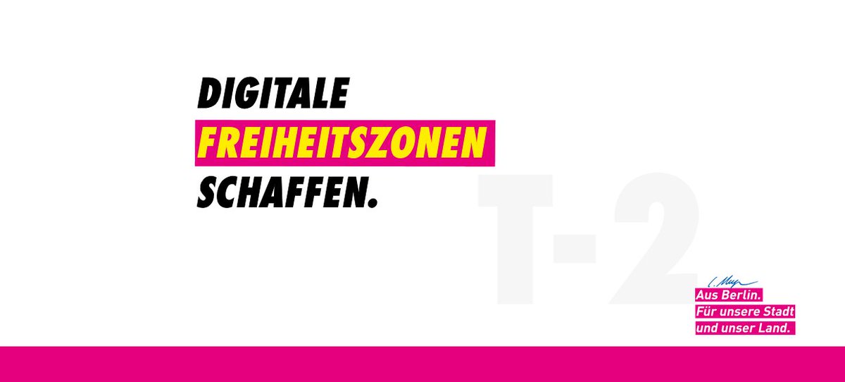 Meyer_FDP's tweet photo. Wir als @FDP wollen digitale Freiheitszonen zur Förderung digitaler und innovativer Geschäftsmodelle einführen: Cluster-Entstehungen von IT-Schlüsseltechnologien wie #KI und #Blockchain. In den digitalen Freiheitszonen sollen bspw. weniger Regularien gelten. https://t.co/g2m8UmD6C0