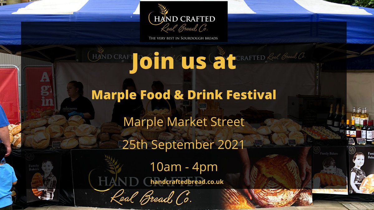 BreadHC's tweet photo. Are you coming to Marple Food &amp; Drink Festival this weekend? 

Come and see us from 10am 😊 https://t.co/ko3a23Q6Tm