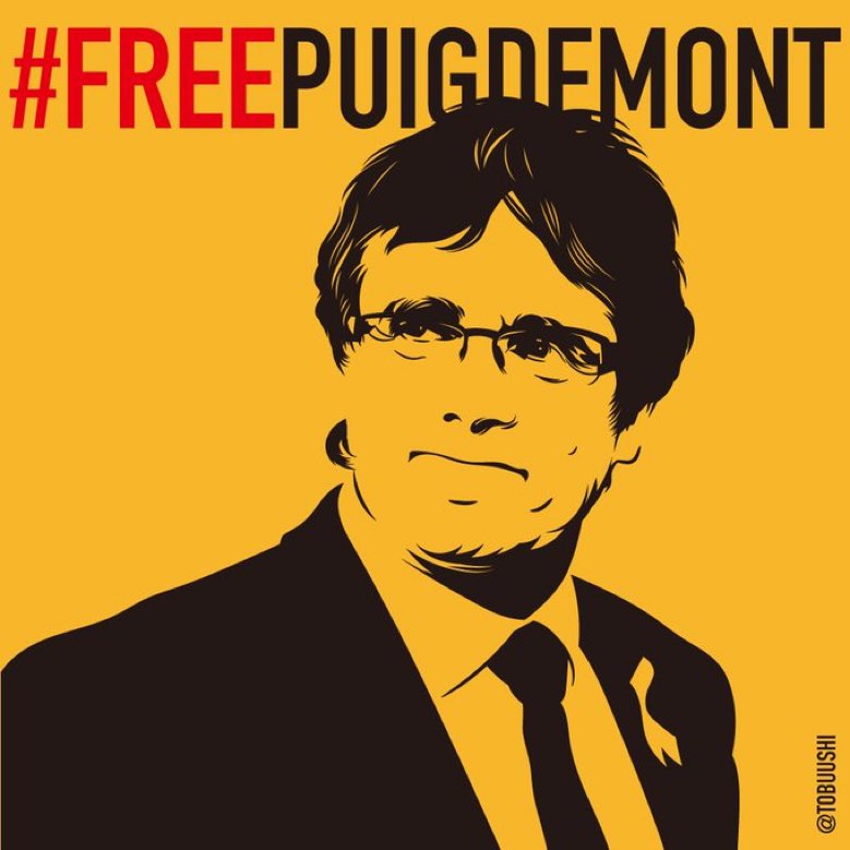 RaholaOficial's tweet photo. #FreePuigdemont https://t.co/OL0BrIW8Vh