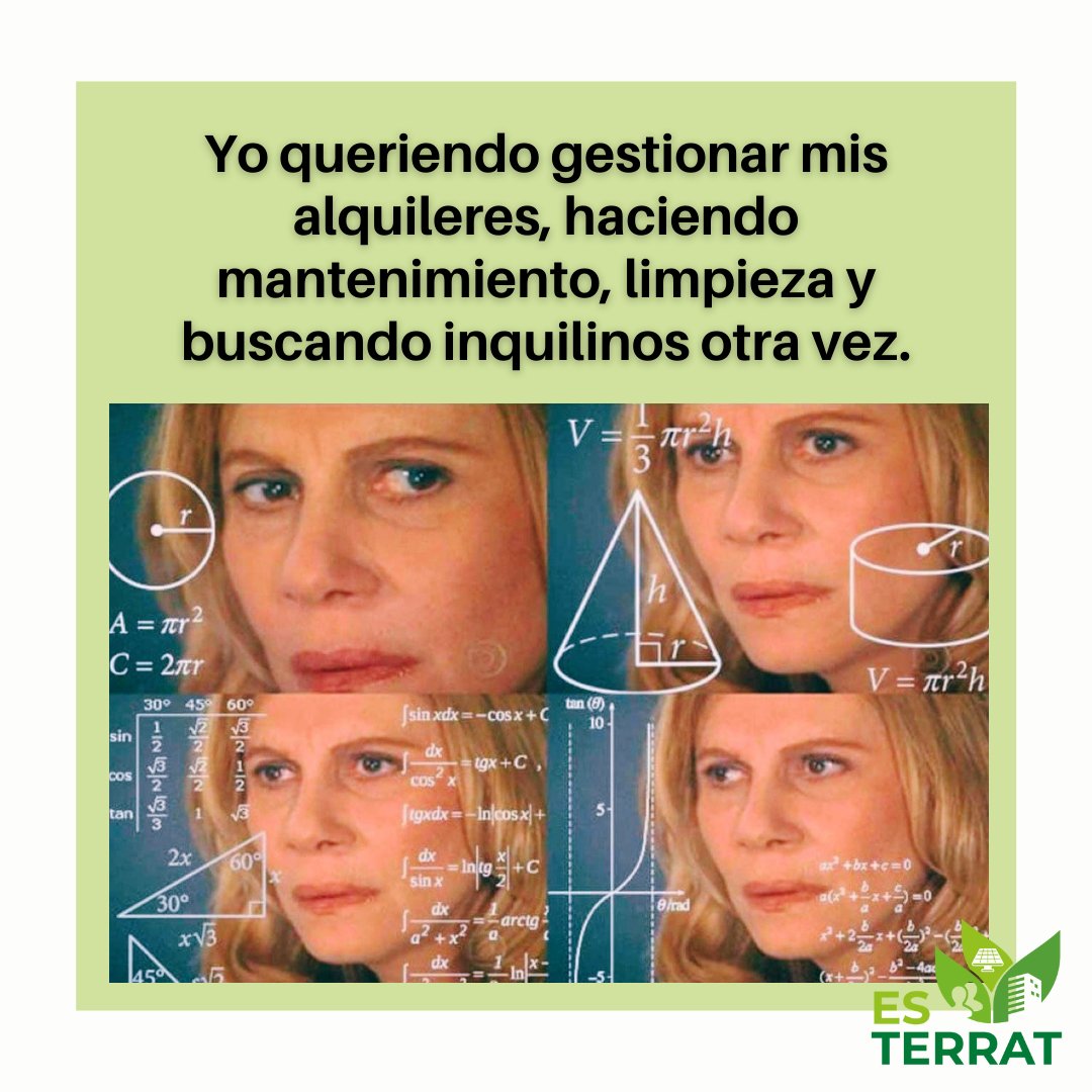 EsTerratAd's tweet photo. ¡Hola!

En #EsTerrat usamos el humor para afrontar retos y problemas con energía. Pero por delante de nuestro humor está nuestra empatía.

Por eso te damos la solución a través de nuestro servicio de #gestióndealquileres.

#alquileresMallorca #EsTerrat #meme #humor #memeET https://t.co/sMNf29iZUZ