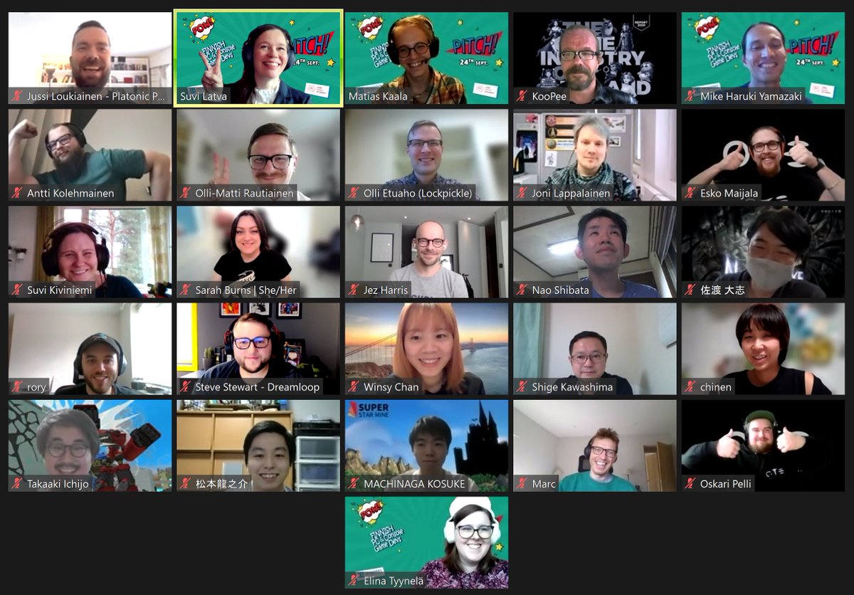 本日iGiの参加チームは、@NeogamesFin と共同で開催したピッチングイベントに参加しました。7つのチームがピッチを行い、海外パブリッシャーへのピッチ方法について多くのことを学びました。Kiitos（キートス）!
#indiedev #indieevent