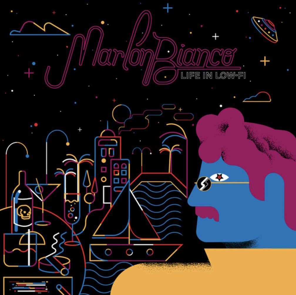 It’s here! My new album Life In Low-Fi is finally out now. 🛸 

<a href="/Spotify/">Spotify</a>: open.spotify.com/album/2MqVodul…

#newmusic #marlonbianco #lifeinlowfi #newmusicfriday #news