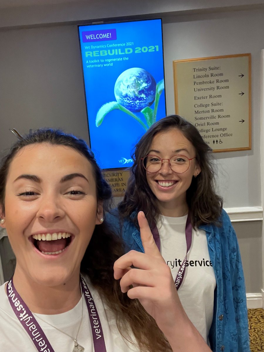 veterinaryit's tweet photo. Excited to be at the @VetDynamics conference today, come and see us on stand 6. It will be worth it just to see the back of our t-shirts!
#VetDynamicsConf #rebuildIT #veterinaryITservice https://t.co/j1T6nkMg3A