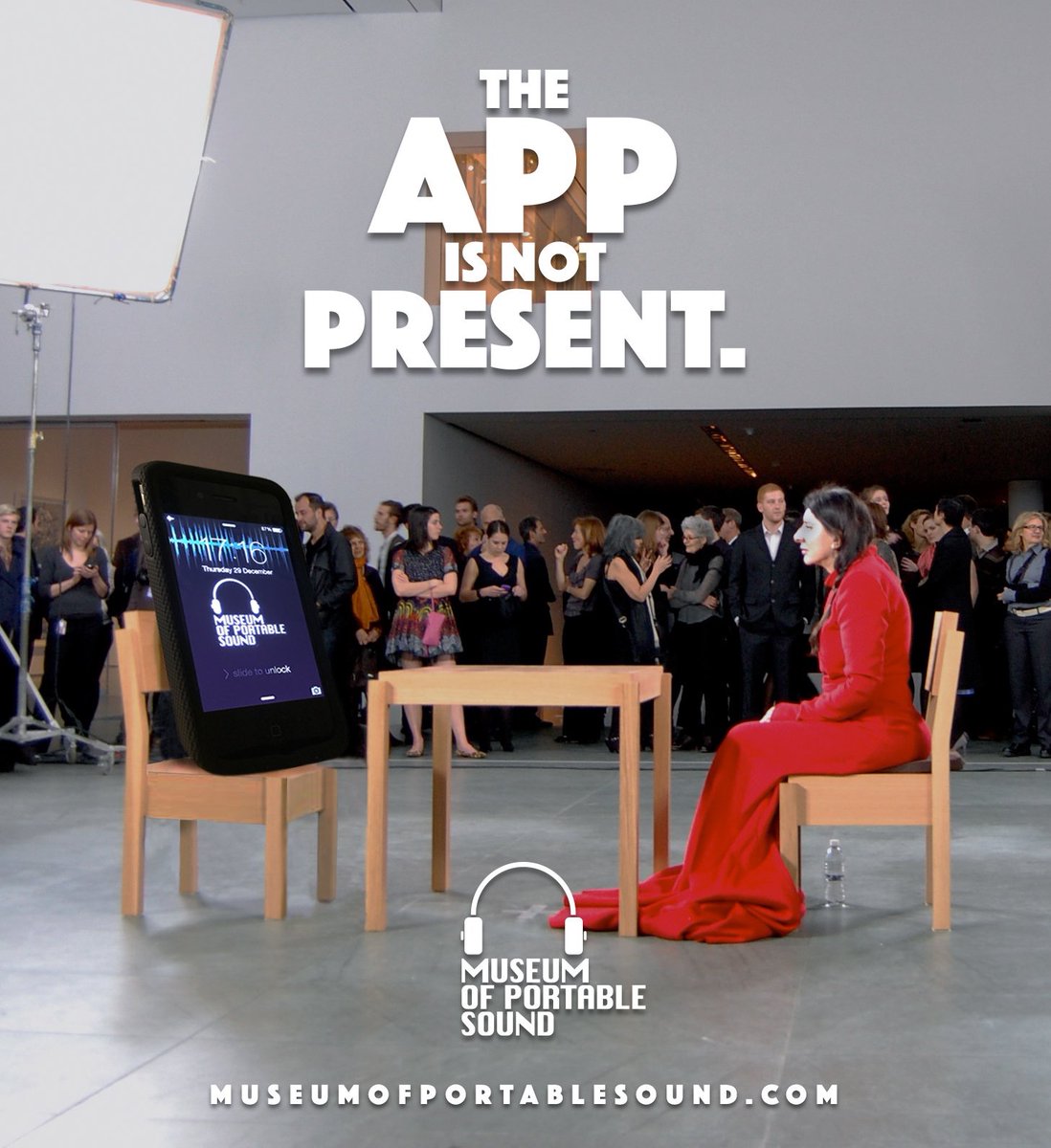 museumsound's tweet photo. Our museum can be visited online, but it's not an app โ it's an experience.
Book your own online experience today at https://t.co/pPkx1SCkTM!
#marinaabramovic #notanapp #experience #performanceart https://t.co/7SfM5OQjWe