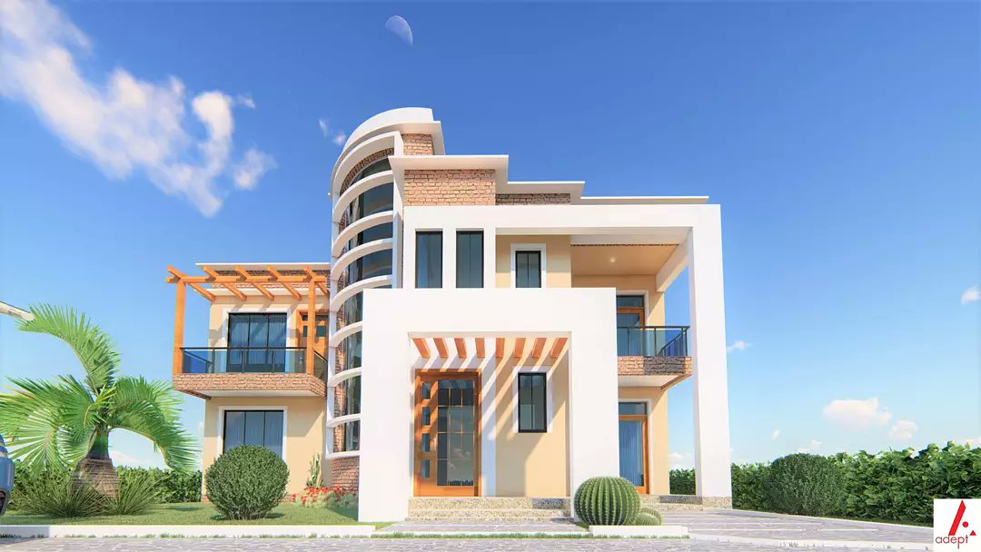 adept_c's tweet photo. Design of a 4 bedroom all ensuite + DSQ(2 roomed) residential house on a 50x100 plot size.
Gross area = 300sqM
#Architecture #Maisonettedesign https://t.co/is2pdzdHGI
