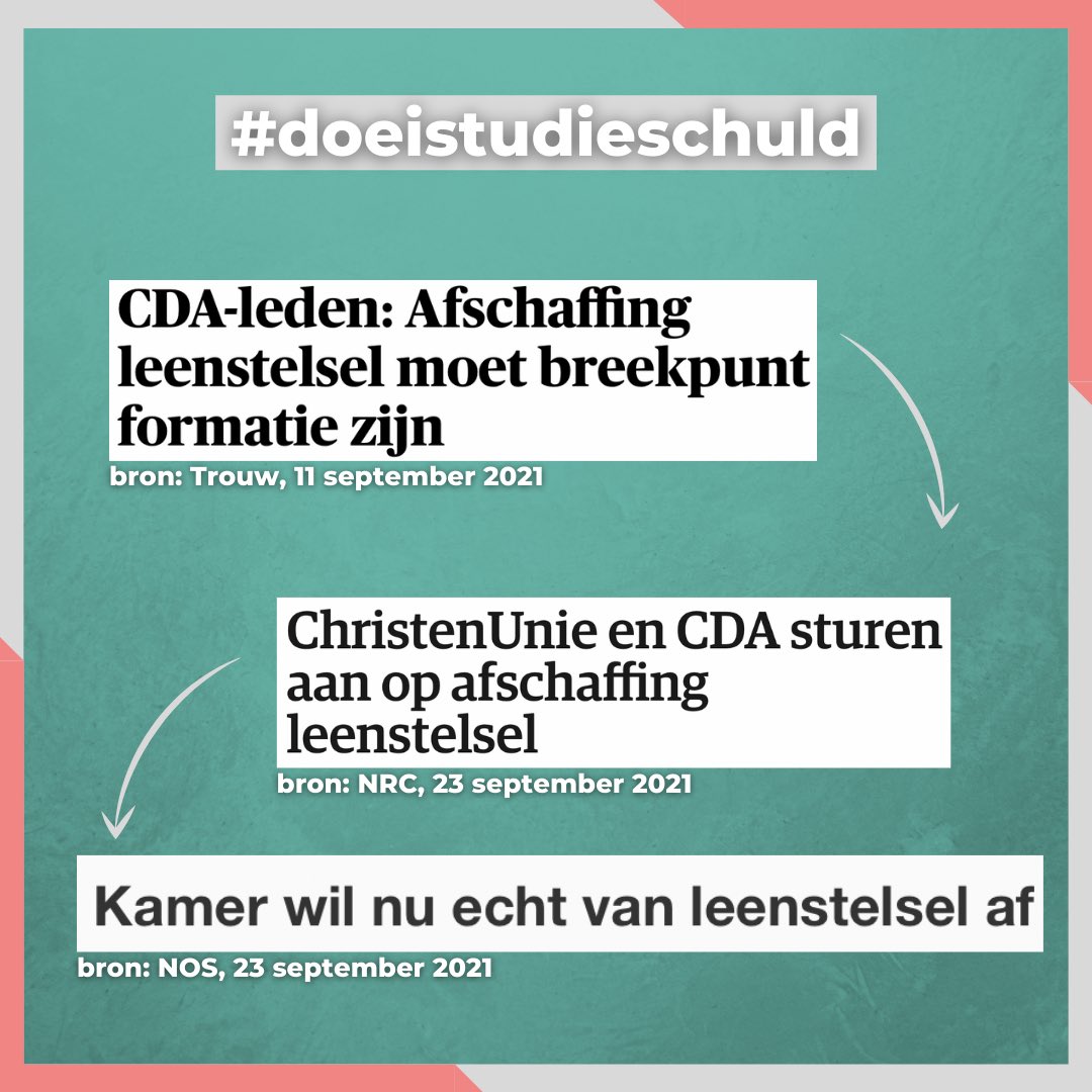 #doeistudieschuld