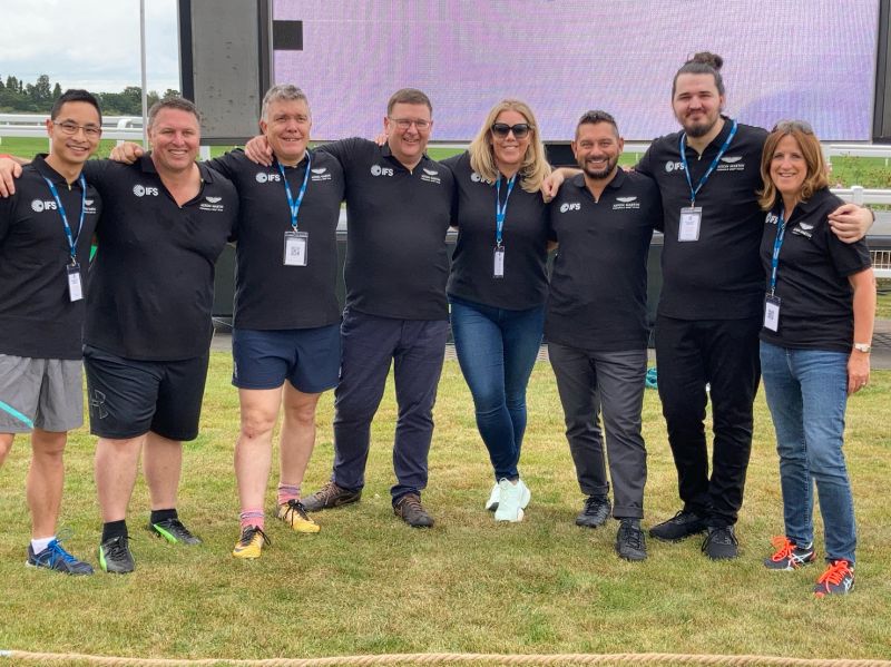 Customers really are at the heart of everything we do, so it's fantastic to see @IFS take home an accolade that truly represents that! Proud to say we won the Covid Customer Hero award at the ERP Today awards, and came second in the Tug of War! Go #TeamPurple 💜