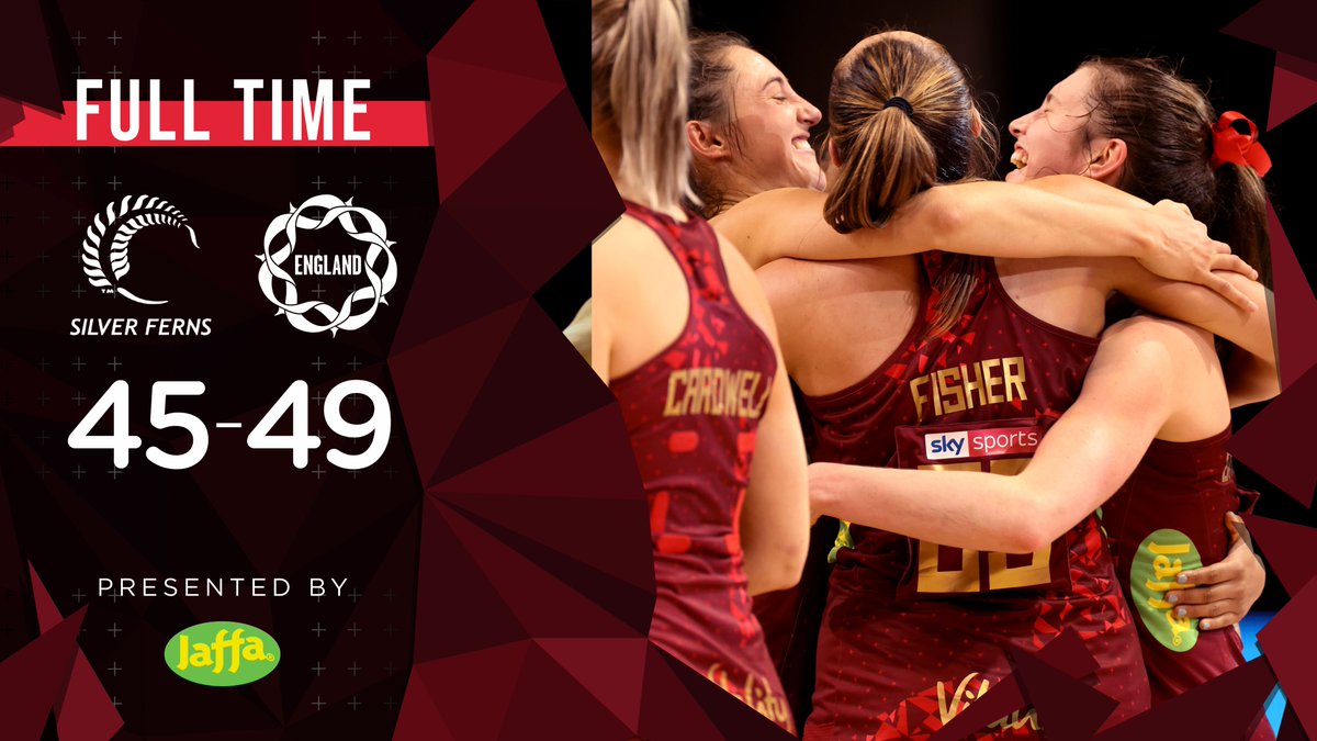 The Vitality Roses take the series after an incredible comeback 🏆

Thank you <a href="/SilverFernsNZ/">Silver Ferns</a> for a fantastic contest!
