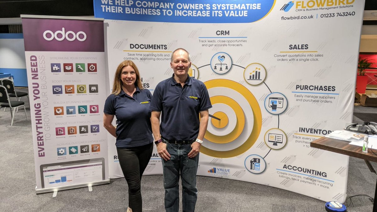 flowbirdltd's tweet photo. Are you looking to systemise your business? Visit us today at the IT Showcase and find out how we at Flowbird can support you.
https://t.co/yWVgnExaAs
#OdooCRM #OdooERP #erpsoftware #Odoo #ERP #CRM #ITShowcase #Manchester https://t.co/ZZYSoBvrWm