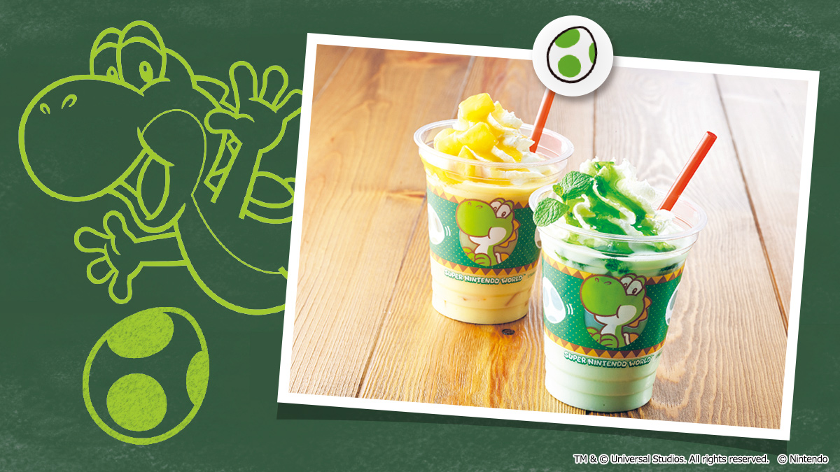 ユニバーサル スタジオ ジャパン公式 この週末は ヨッシーが大好きなフルーツで作った ヨッシーのラッシー で乾杯したいですね マンゴー味とメロン味 あなたならどっちをチョイスする リプライで教えてくださいね 詳しくはこちら T Co