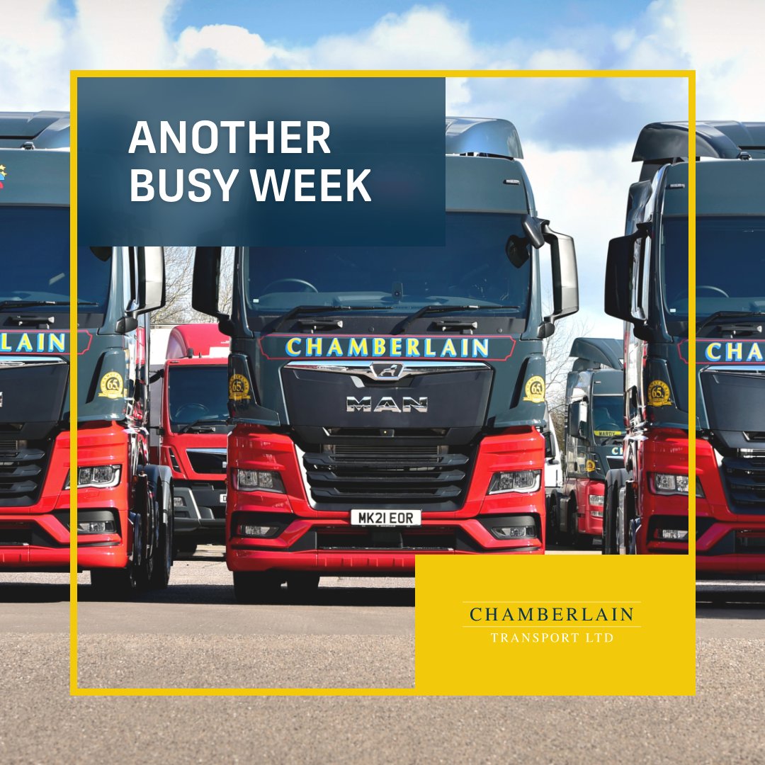 ChamberlainTra3's tweet photo. There is no slowing down this Summer for Chamberlain Transport as the team have had another busy week delivering goods up and down the country!☀

Get in touch! 💻 https://t.co/B3iykwocZZ https://t.co/KqzV8KTqMb
