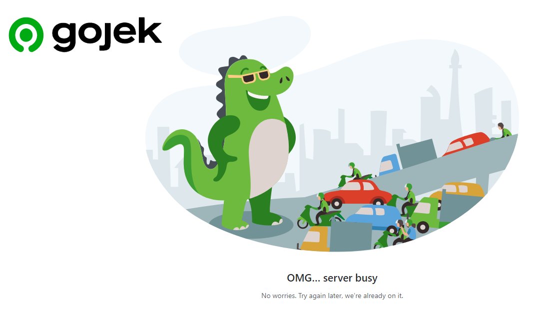 DONJUANPRO2019's tweet photo. Halo ... Mimin Server Gojek nya Kenapa tuh
@gojekindonesia
@gojektech https://t.co/fzbZfdYVvO