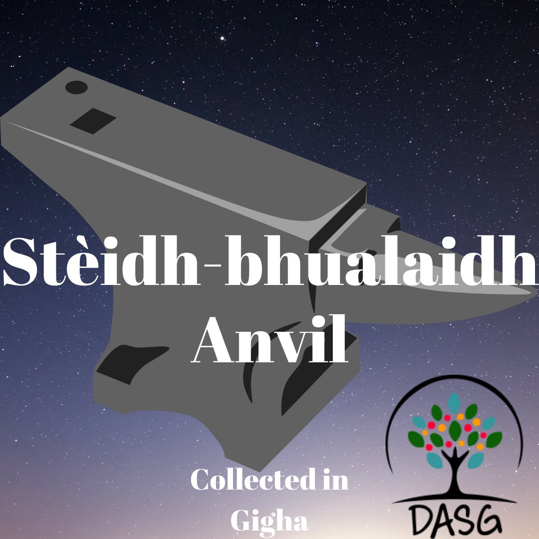 DASG_Glaschu's tweet photo. https://t.co/3eFh4XJj9N
🔨
STÈIDH-BHUALAIDH - ANVIL
⚒
#StèidhBhualaidh #Innean #Anvil #Goibhneachd #guamach #Smithing
🗡
#Giogha #Gigha
#Gàidhlig #Gaelic https://t.co/sgfF6iAwP4