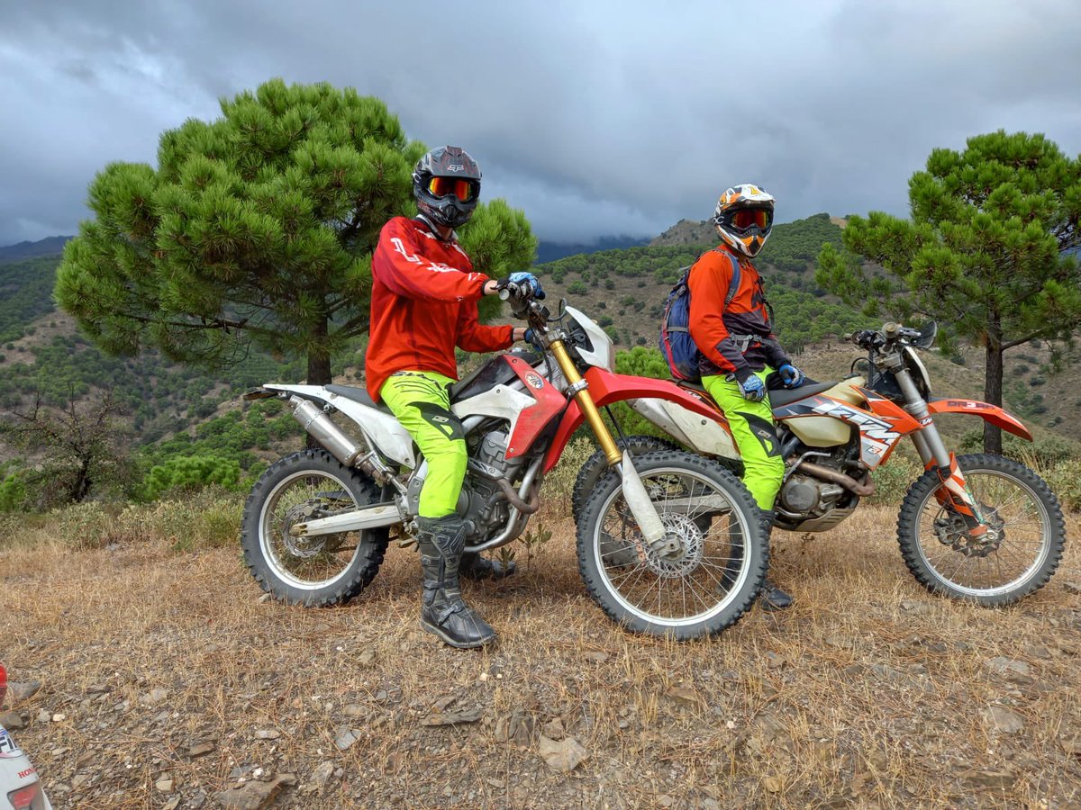 OffRoadingSpain's tweet photo. Out with Anton and his mate yesterday. Last minute booking. If you want to ride last minute get in touch at bookings@trailblazers-pro.com https://t.co/g06oyDqGn1