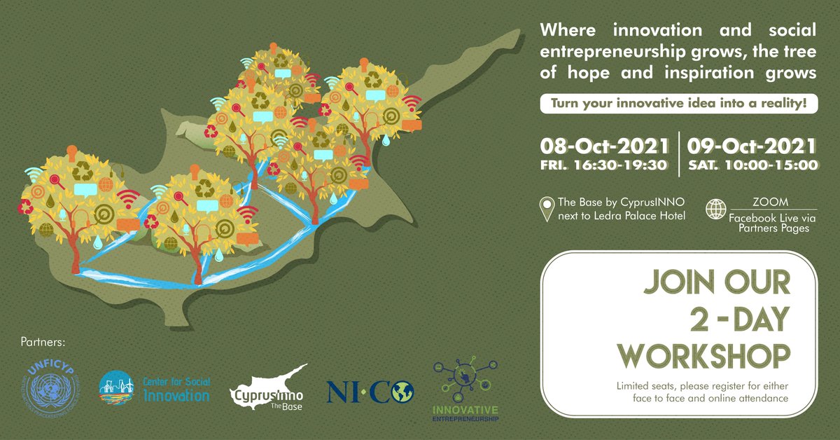 Join our next social entrepreneurship and innovation workshop!
 
More information &amp; how to register here 👇👇
bit.ly/3kDnTOt