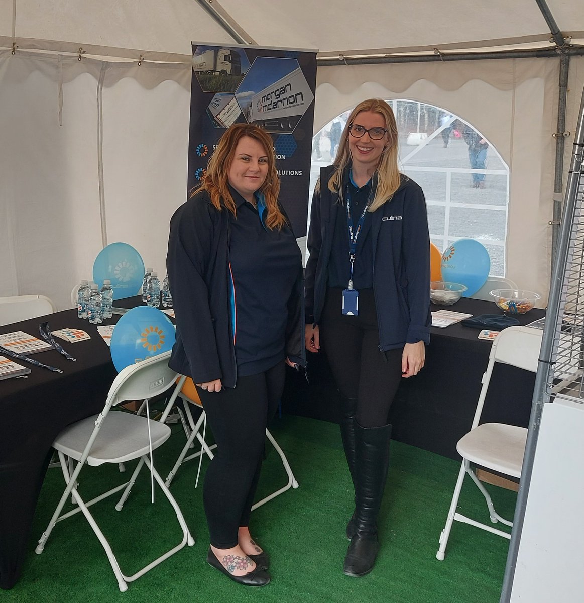 The team are all ready to meet more potential #HGV Drivers at day 3 of the @balmoralshow. #JoinOurWinningTeam 
<a href="/Culina_Group/">Culina Group</a>