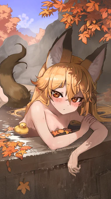 キタキツネ(もみじ温泉) #けものフレンズ 