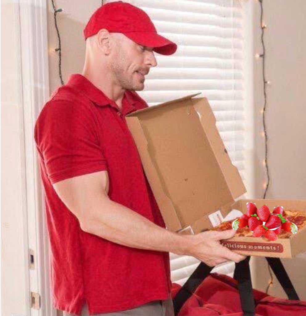 Who here delivers strawberries to someone’s house. 