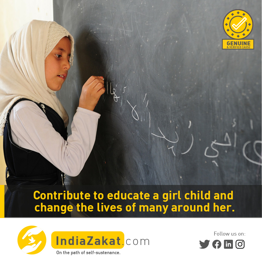 Sister Fathima studying in 8th std &amp; she belongs to a financially backward family. Her father was working as an office assistant but after lockdown, he has been without a job. Without our help, she may not be able to continue her education.
Donate today on indiazakat.com/campaign/3566