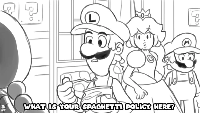 Leaked Mario movie storyboard (I know the joke's already been done, shut up) 