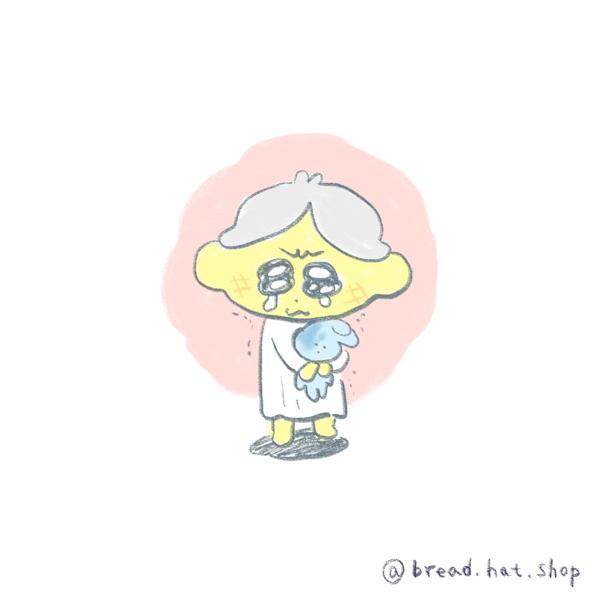 breadhatshop's tweet photo. 악몽이라도 꾼 거야?🐰 https://t.co/cNP7dZPOI2