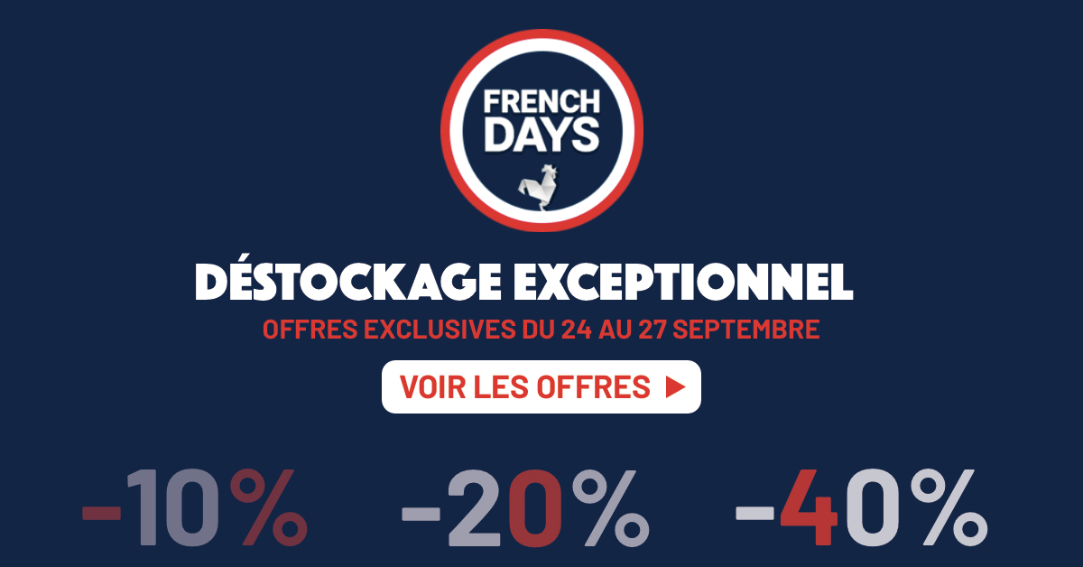 BleuBlancRuche's tweet photo. C'EST LES #FRENCHDAYS  🇫🇷 
Les French Days, ce sont 4 jours de promotions dédiés aux marques françaises. Quoi de mieux que nos produits labellisés @Certif_OFG  pour célébrer le #MadeInFrance ? 
Top départ pour 4 jours de bons plans et de gourmandise 👉🏻 https://t.co/okqp9FBDxj https://t.co/kFRgQ8q36n