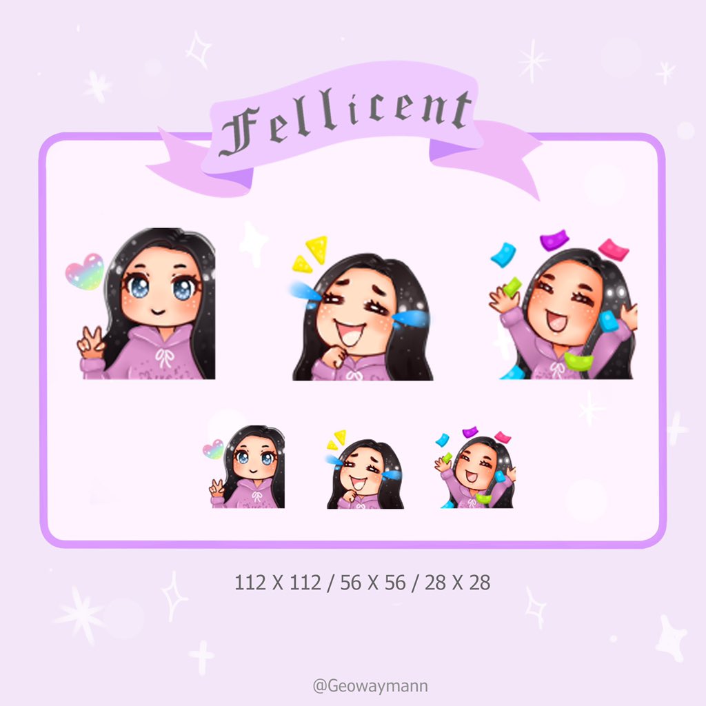 geowaymann's tweet photo. Focusing on emotes/badges today! 50% off today only!
If anyone's interested send a DM ✨
#twitchemotes #twitchbadges #twitchcommissions #twitchaffiliate #TwitchPartner https://t.co/7AOl6tq2Ox