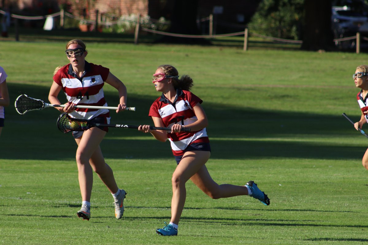 Plenty more lacrosse taking place this weekend! Visit claremontfancourtsport.co.uk for autumn term fixtures and results 🥍