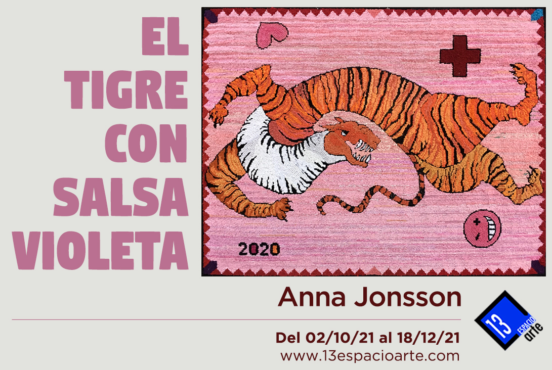 Atentxs, el próximo 2 de octubre inauguramos la temporada expositiva, con la #exposición EL TIGRE CON SALSA VIOLETA de la gran #AnnaJonsson
 
Reserva la fecha, tenemos muchas ganas de verte!🐯🤗
•
#eltigreenmí #artistas13espacioarte #13espacioarte #otoñocultural #ArtistOnTwitter