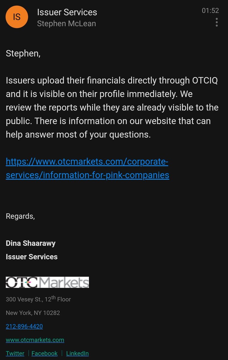 sfm_42's tweet photo. Just to put a pin in the debate over any delay in filings showing to the public. This should put an end to the speculation that $efir was lying when they said said they had uploaded them. Spoiler alert, they lied https://t.co/26fcdn3Wbb