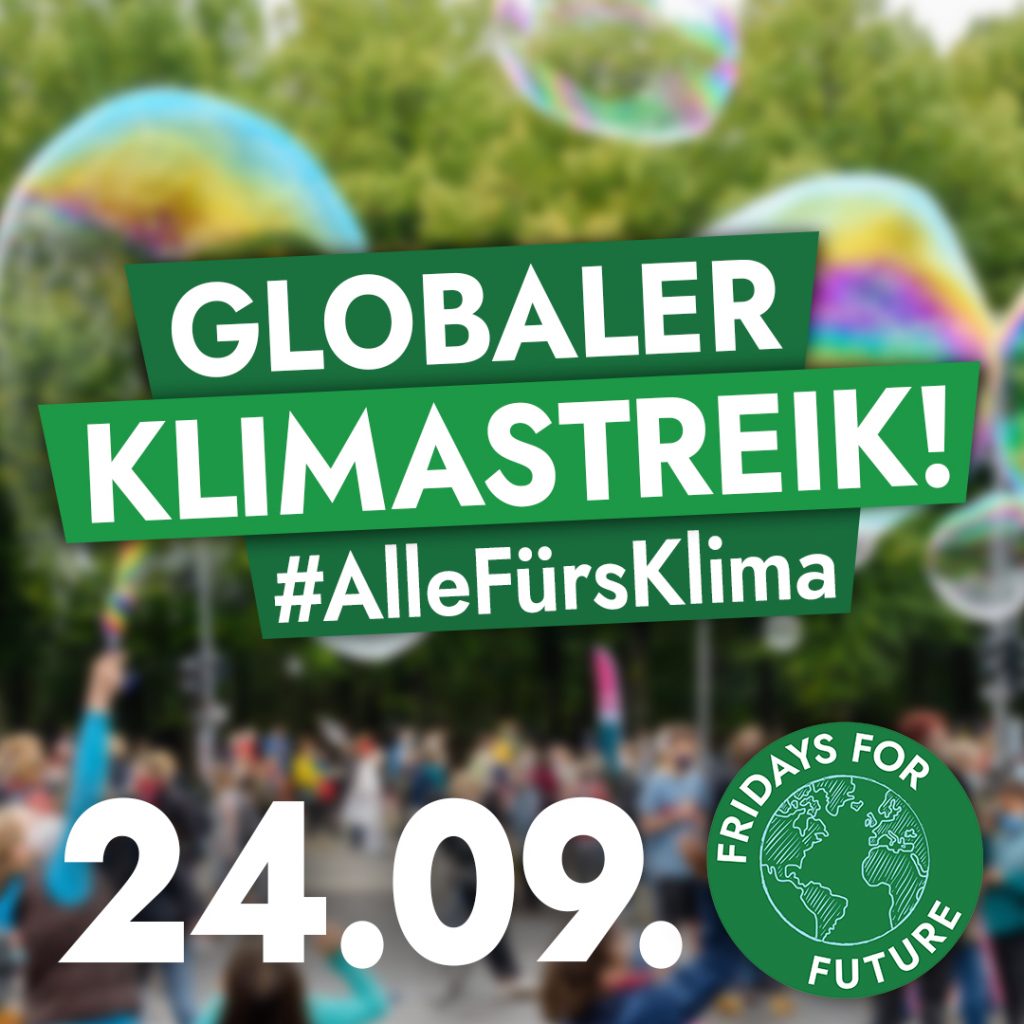 Joining my co-founders and many team members from @JustWatch at the global climate strike today. #Klimastreik #fridays4future #AlleFuersKlima
