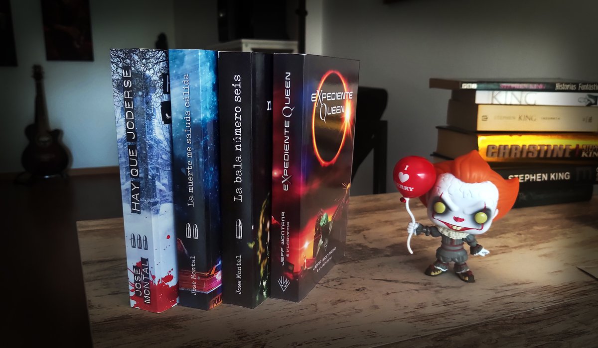 Hijas de la pandemia, eso son estas cuatro novelas que escribí entre julio de 2020 y agosto de 2021, durante la pandemia del Covid-19. No estaba previsto que existieran, pero ahí están. Nunca digas "no volveré a escribir" 😉 #JoseMontal #Novela #COVID19 #homenaje #StephenKing