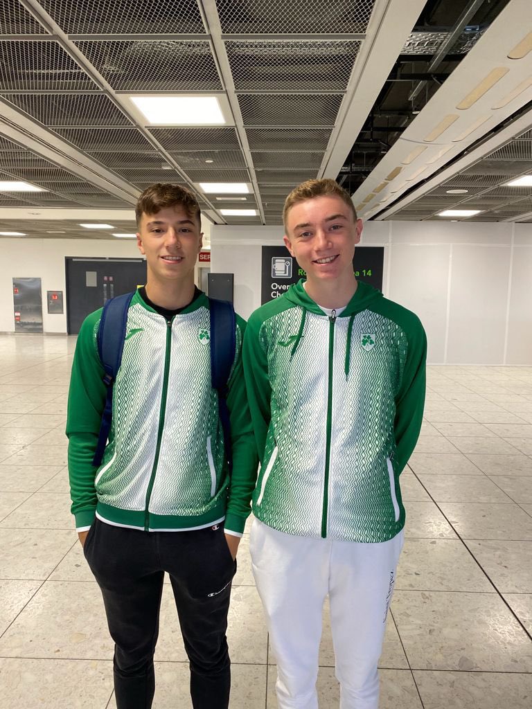 CastletroyC's tweet photo. Best of luck to Aaron and Darragh who represent Ireland this weekend in the Schools International Athletics in Derby. Well done boys from all at Castletroy College. https://t.co/V4CbYPfUBn