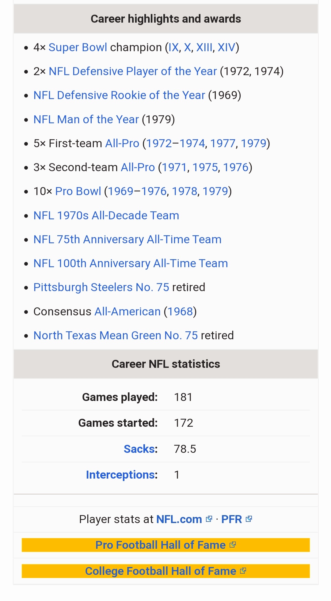    HAPPY BIRTHDAY \"MEAN\" JOE GREENE!! TRUE LEGEND OF THE GAME!!!!   