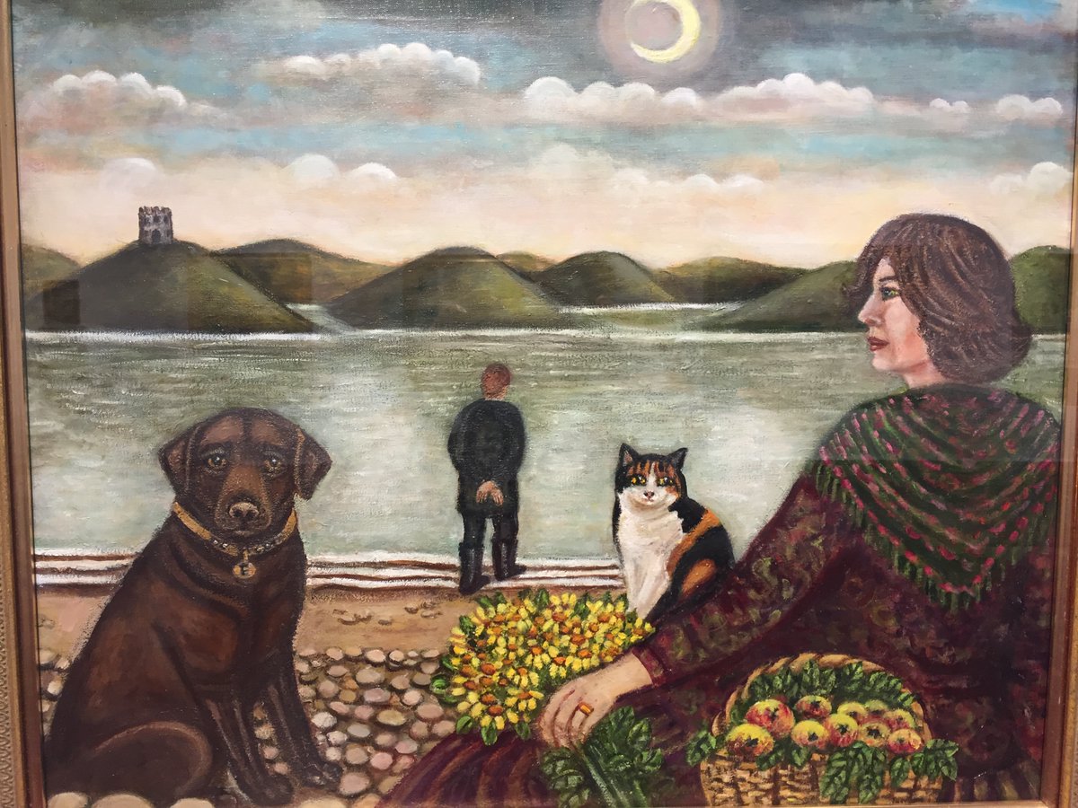 Culture_Solent's tweet photo. Great to be back @ArtGallerySoton for first time since Covid. Particularly loved the intricacy of @KayaniAbeer &amp; Mobeen Akhtar's work in 'Manifesting the Unseen'  the powerful Sutherland portrait of Arthur Jeffress &amp; discovering the work of Eden Box. https://t.co/p02Zqhd04x