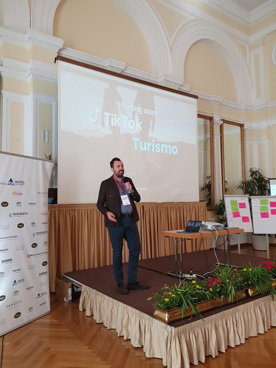 flo_castlunger's tweet photo. #bcs21 why #TikTok? Francesco Sommariva @TikTok_it with the reasons and how to use the trendy social platform. #socialmedia #tourism https://t.co/kJkcsEE1rn