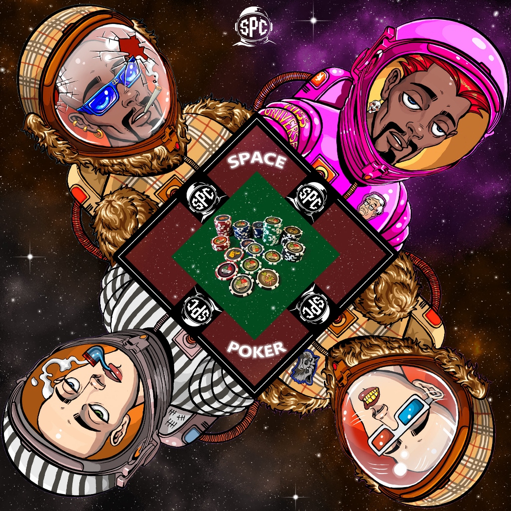 KryptoJ2's tweet photo. Heard somebody whistle about Poker 👀
4 Punks waiting for it 😎
@SpacePunksClub going all in 🚀
#community #spacepoker https://t.co/OFW1C1Qxc1