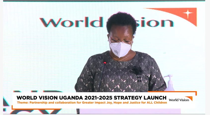 WorldVisionUg's tweet photo. “This strategy could not have come at a better time than this when children are facing several injustices-“Hon Sarah Mateke, Minister of state for Children and Youth at the #WVUStrategy launch #partnership4Impact https://t.co/fZb9WCnj4n