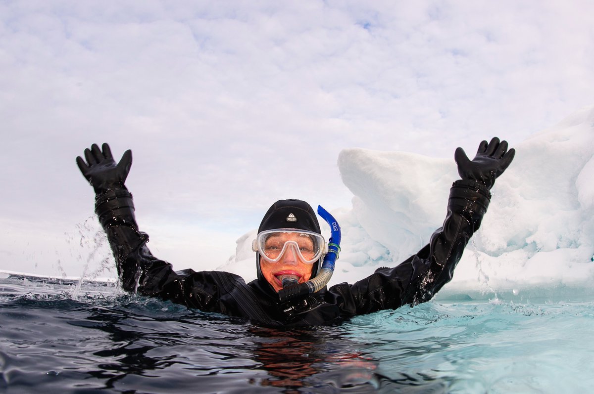 ae_expeditions's tweet photo. Our brand-new expedition vessel is named after #SylviaEarle, marine biologist, oceanographer, explorer, author, and lecturer. Sylvia Earle was named by Time Magazine as its first Hero for the Planet. 📸Michael Aw #CLIACruiseWeek #ExploreEndlessly https://t.co/XM9frFm7nz