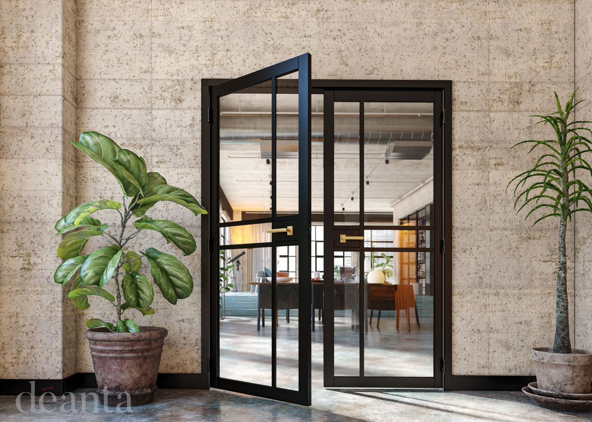 DOD_Kent's tweet photo. The new Urban collection from Deanta features some stunning glass doors. Why not pair them up to make a statement entrance 😍 #internaldoors #urbandecor #homedecor #doorfitter https://t.co/iqQjLqHOKC
